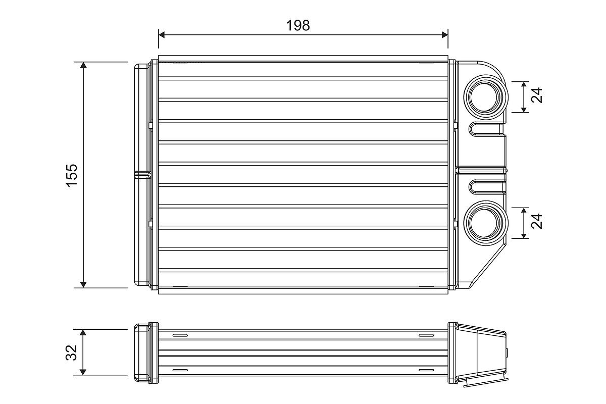 VALEO 811575 - Wärmetauscher, Innenraumheizung