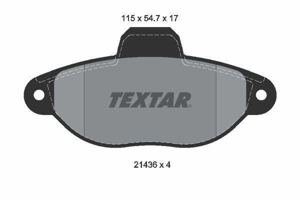 Brake Pad Set, disc brake 2143602