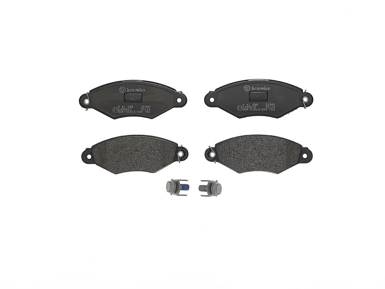 Brembo P 61 098 Bremsbelagsatz, Scheibenbremse