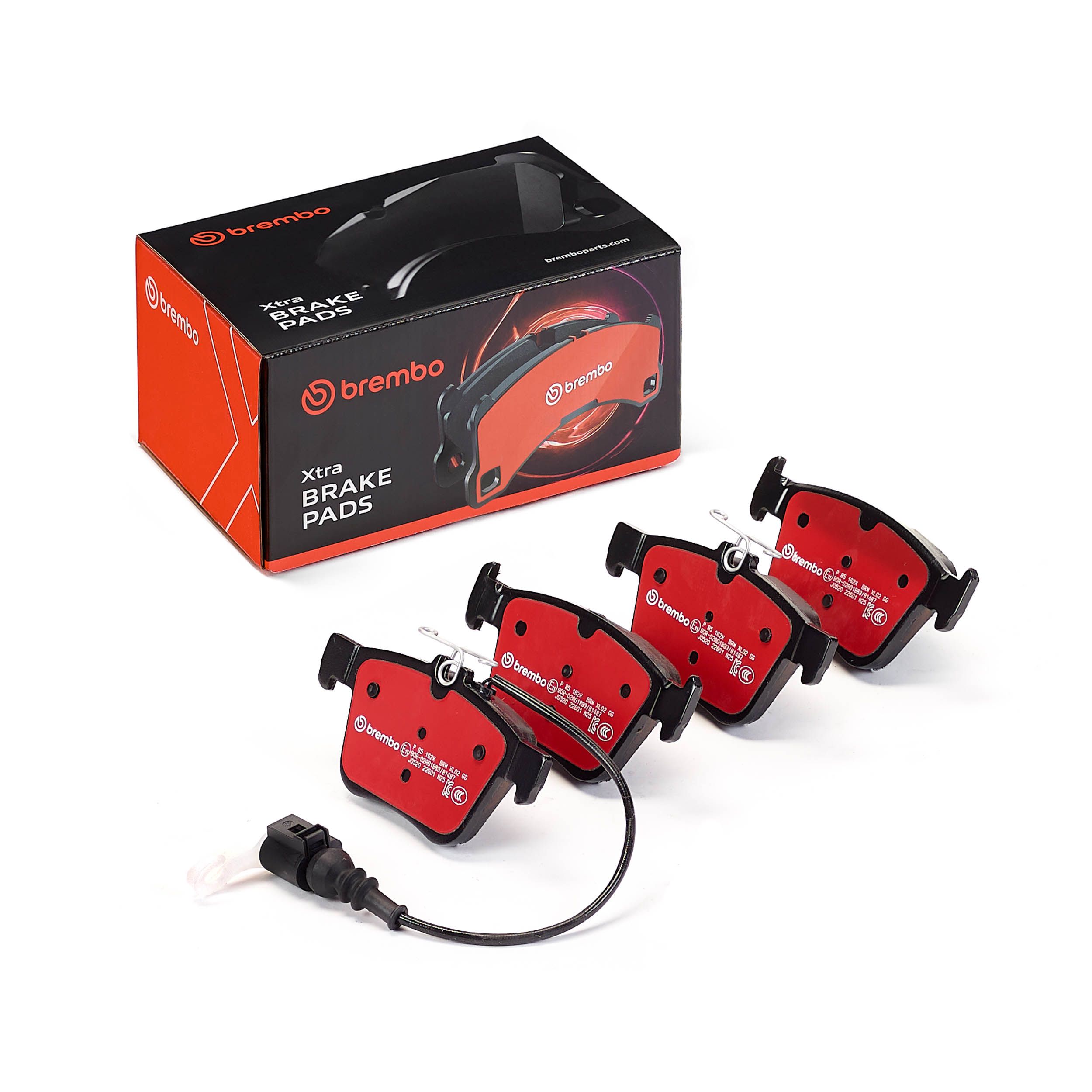 BREMBO P 85 162X - Bremsbelagsatz, Scheibenbremse