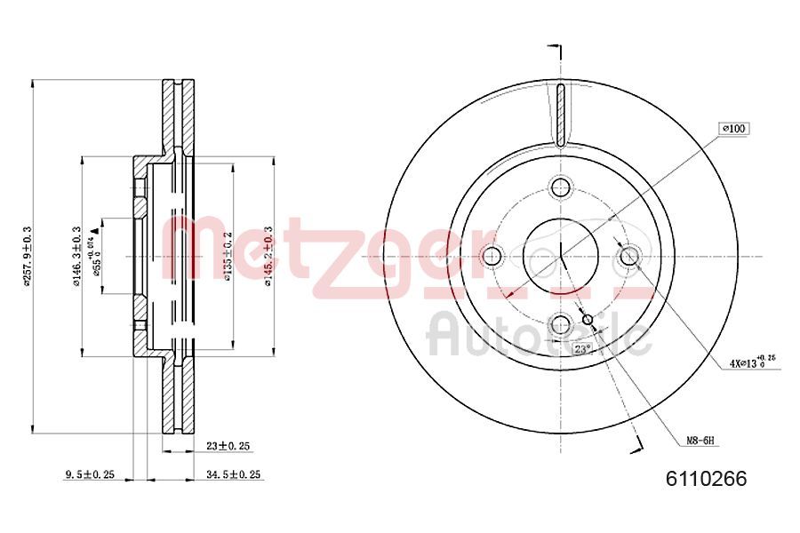 Brake Disc 6110266