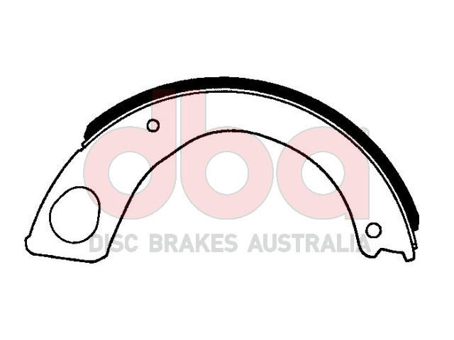 Street Series Brake Shoes [Hino [2pcs] Parking Brake 304mm] - TecDoc Only
