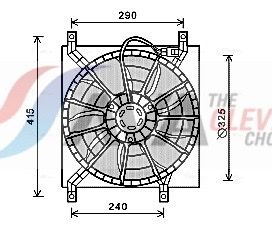FT7580 AVA QUALITY COOLING ventilátor, motorhűtés