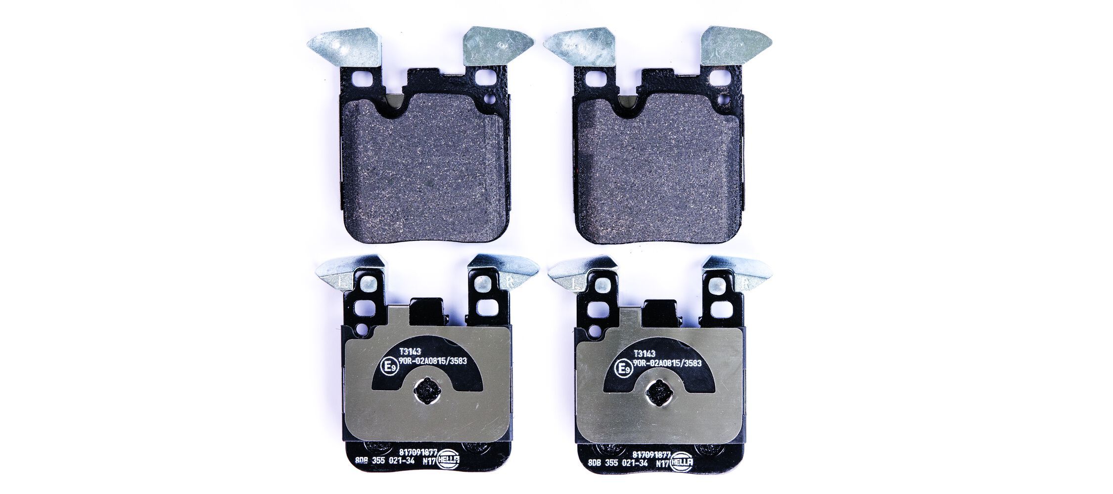 Bremsbelagsatz, Scheibenbremse