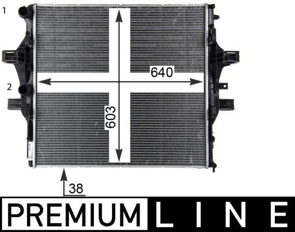 Radiador, refrigeración del motor