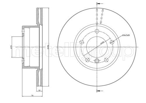 Brake Disc 23-0396C