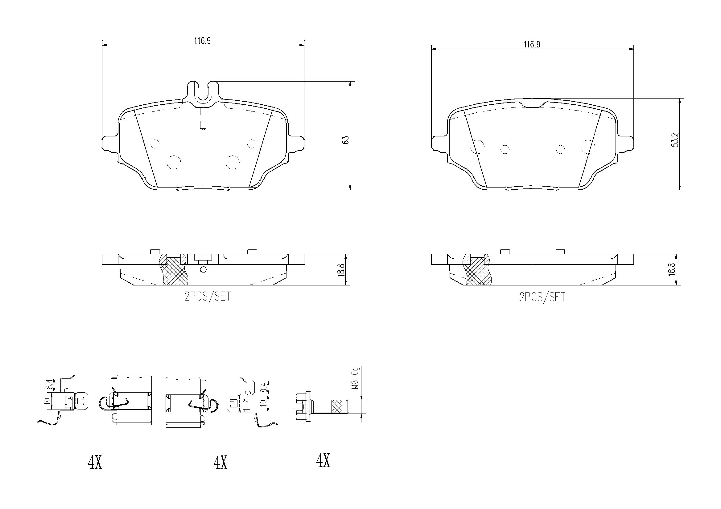 MERCEDES BENZ GLE300d V167 19-19 (RR) *without Sports package - TecDoc Only