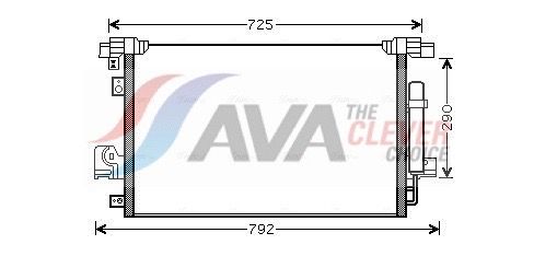 AVA QUALITY COOLING MT5210D - Kondensator, Klimaanlage ** CLEVER FIT **
