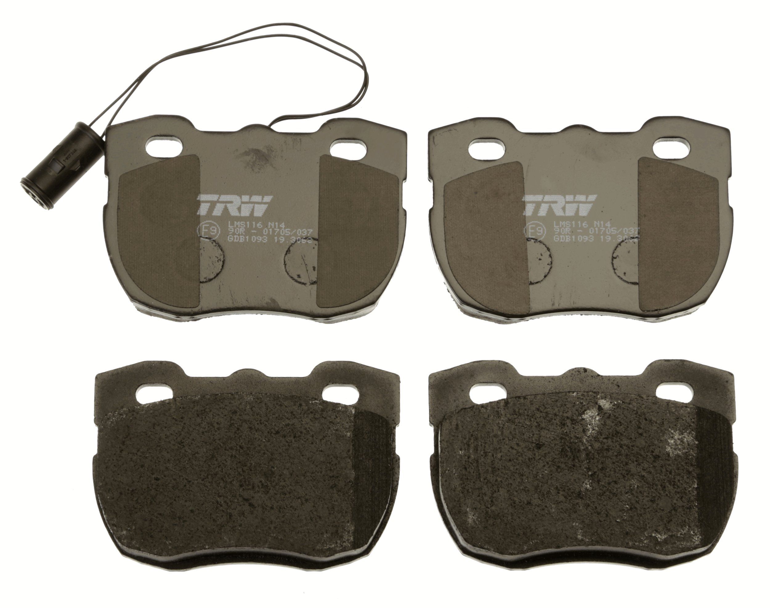 TRW DISC BRAKE PADS - TecDoc 2