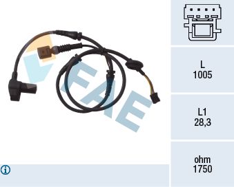 FAE 78004 - Sensor, Raddrehzahl
