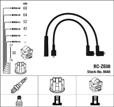 Ignition Cable Kit 9848