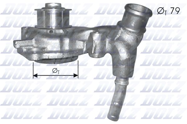 Water Pump, engine cooling F166