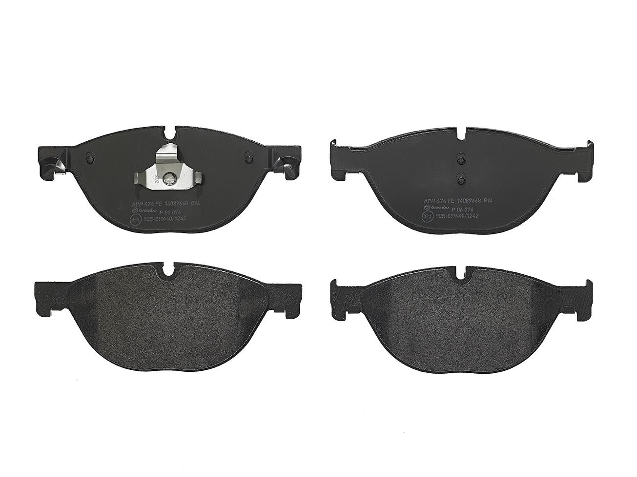 BREMBO P 06 076 - Bremsbelagsatz, Scheibenbremse PRIME LINE