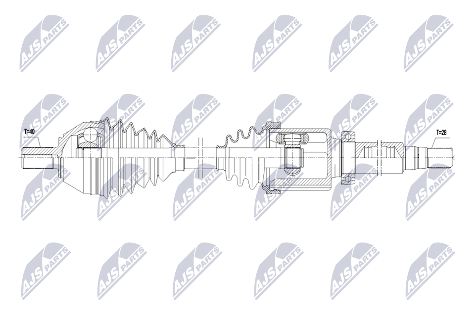 NTY NPW-FR-177 Antriebswelle