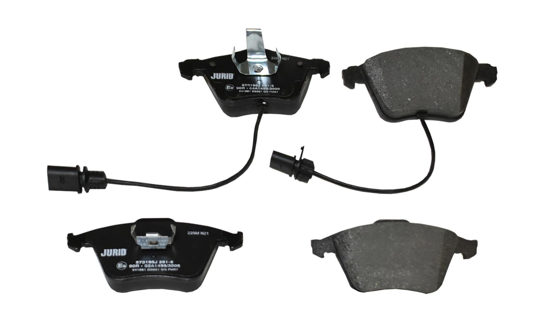 Bremsbelagsatz, Scheibenbremse