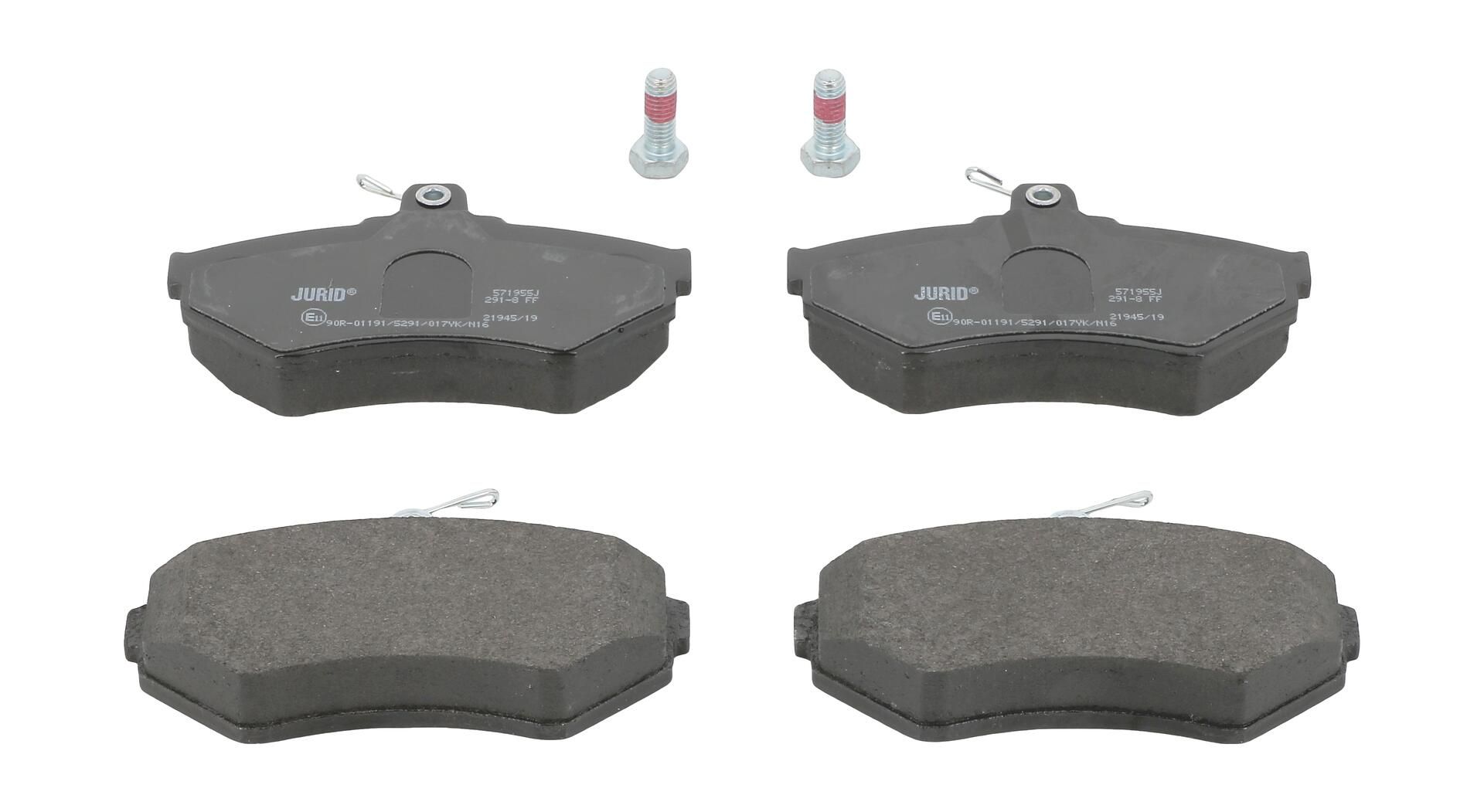 Bremsbelagsatz, Scheibenbremse