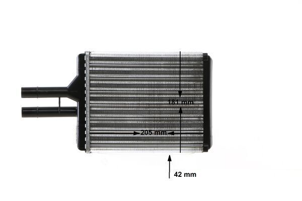 MAHLE AH 145 000S Heat Exchanger, interior heating