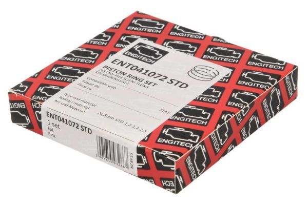 ENGITECH ENT041072 STD - Kolbenringsatz