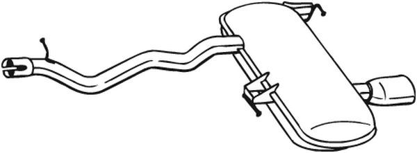 BOSAL 278-673 - Endschalld&auml;mpfer