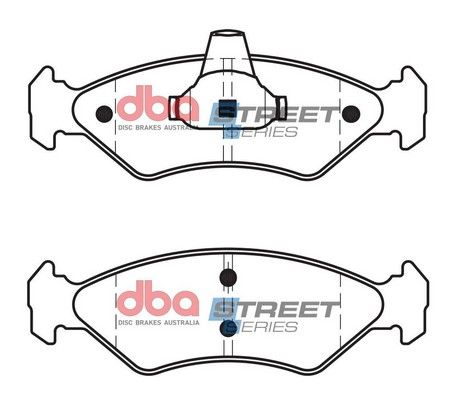 DBA SS STREET SERIES BRAKE PADS [ Ford / Mazda 1996 - 2002 F ] - TecDoc Only