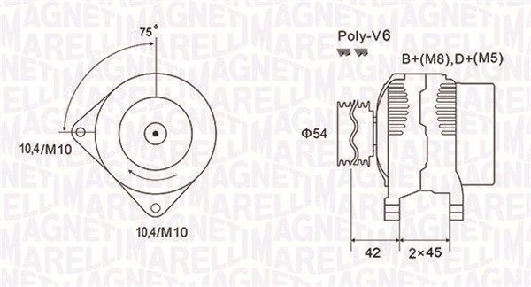 Alternator 063731564010