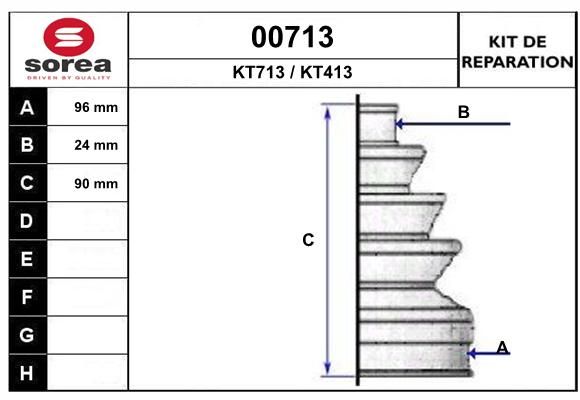 KIT D'ETANCHEITE 00713  .