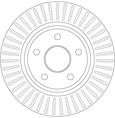 TRW BRAKE DISC - TWIN PACK - TecDoc 2