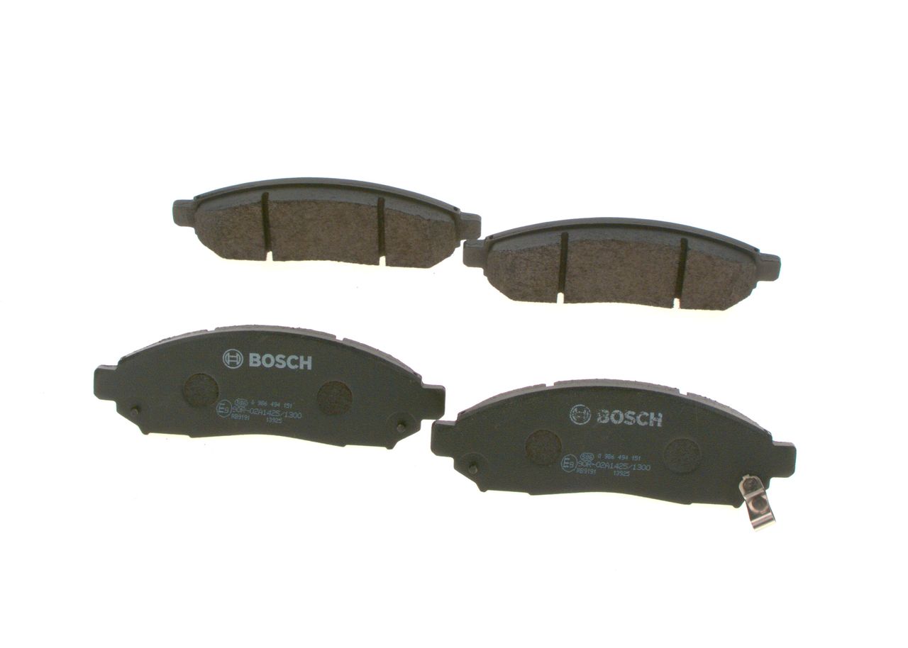 Brake Pad Set, disc brake 0 986 494 151