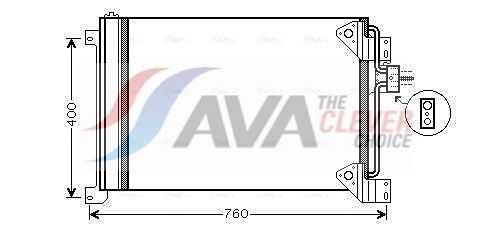 IVA5081D AVA QUALITY COOLING ** CLEVER FIT ** kondenzátor, klíma