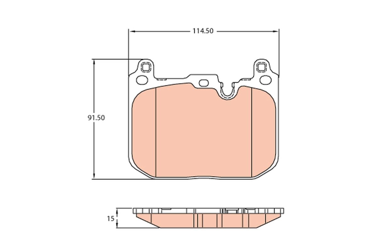 TRW DISC BRAKE PADS - TecDoc Only