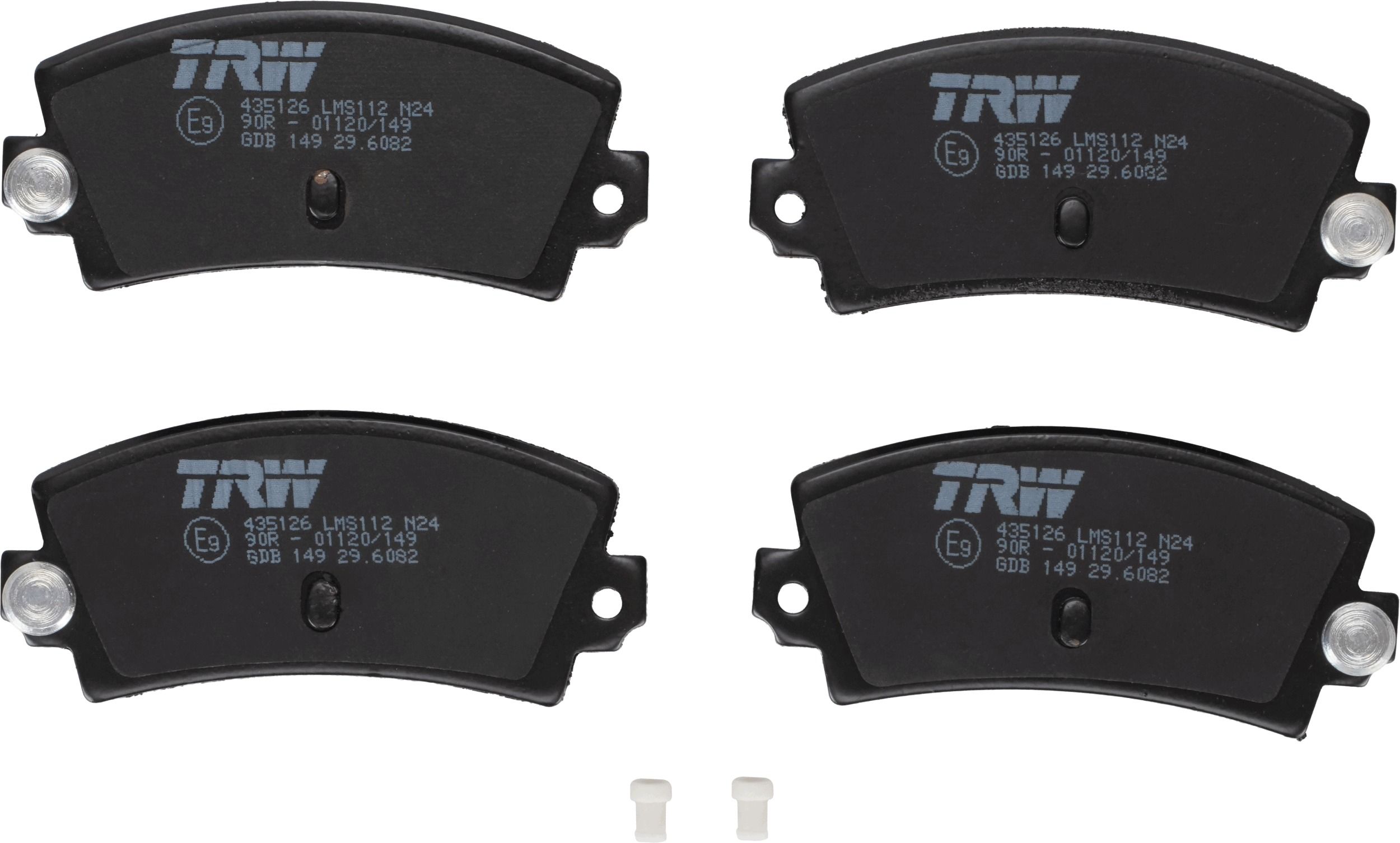 TRW GDB149 - Bremsbelagsatz, Scheibenbremse