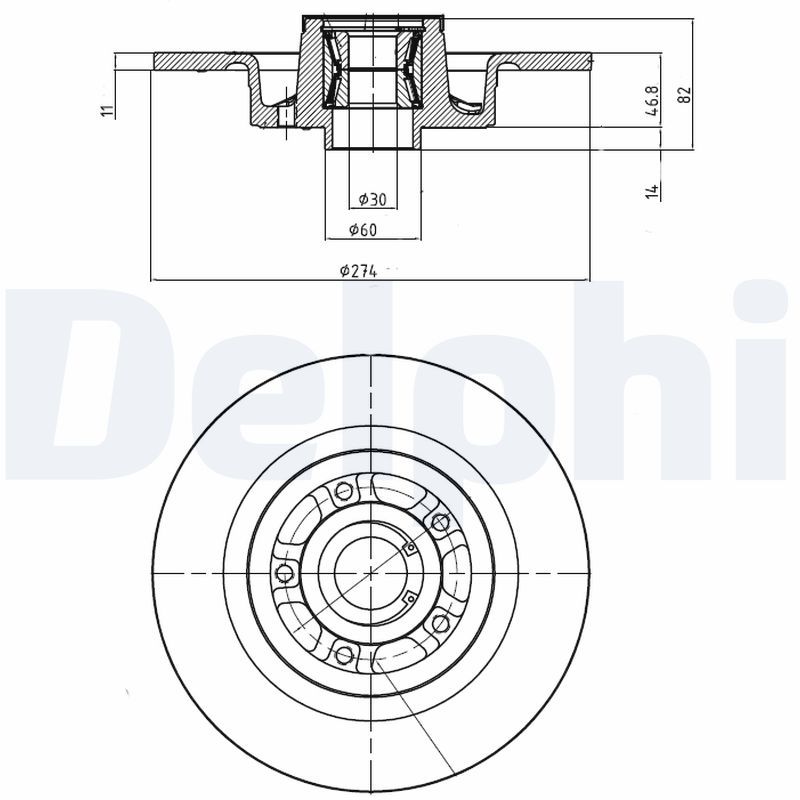 Brake Disc BG9026RS