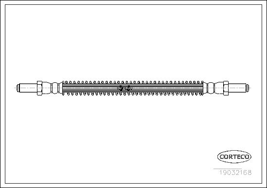 FLEXIBLE DE FREIN LDV  0705