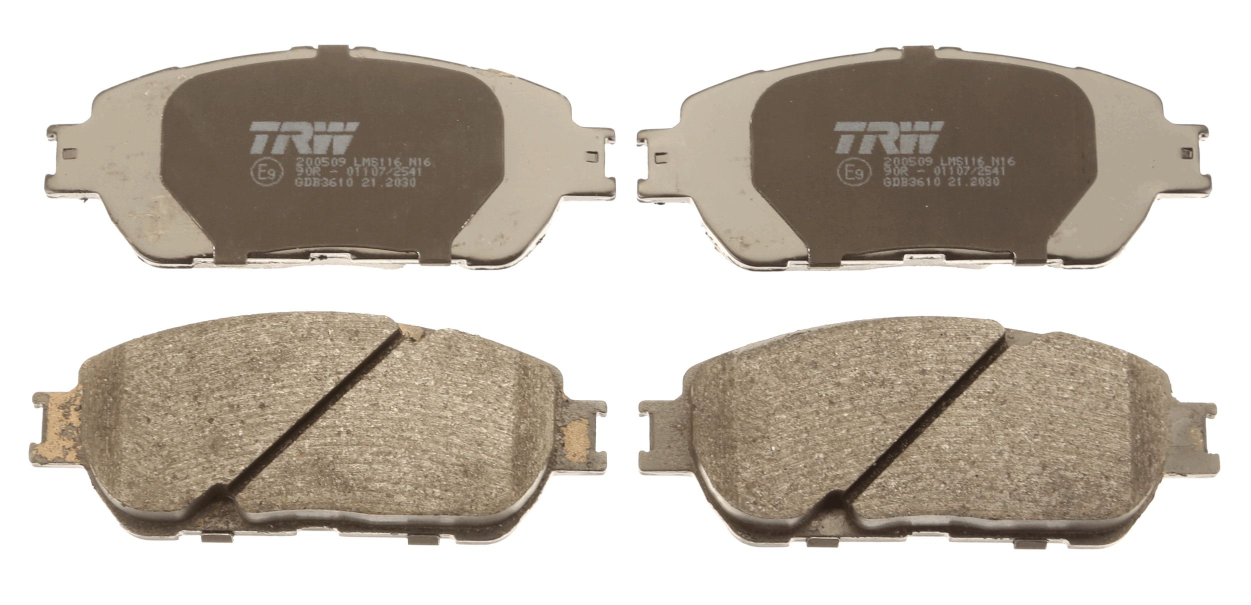 TRW DISC BRAKE PADS - TecDoc 2