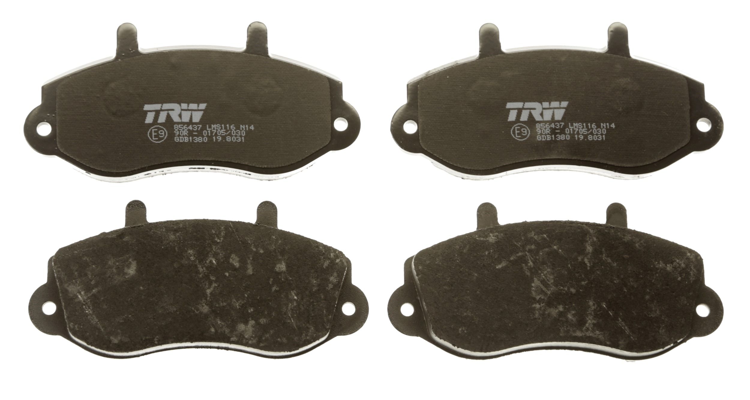 TRW BRAKE PAD SET, DISC BRAKE - TecDoc 2