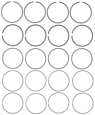 Juego de anillo para pistón