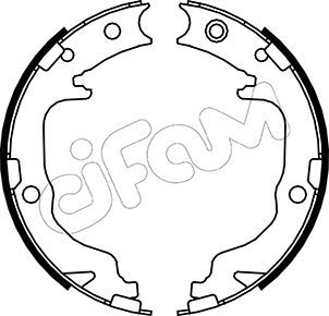 Brake Shoe Set, parking brake 153-362