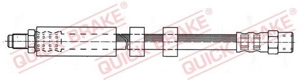 QUICK BRAKE 32.972 - Bremsschlauch