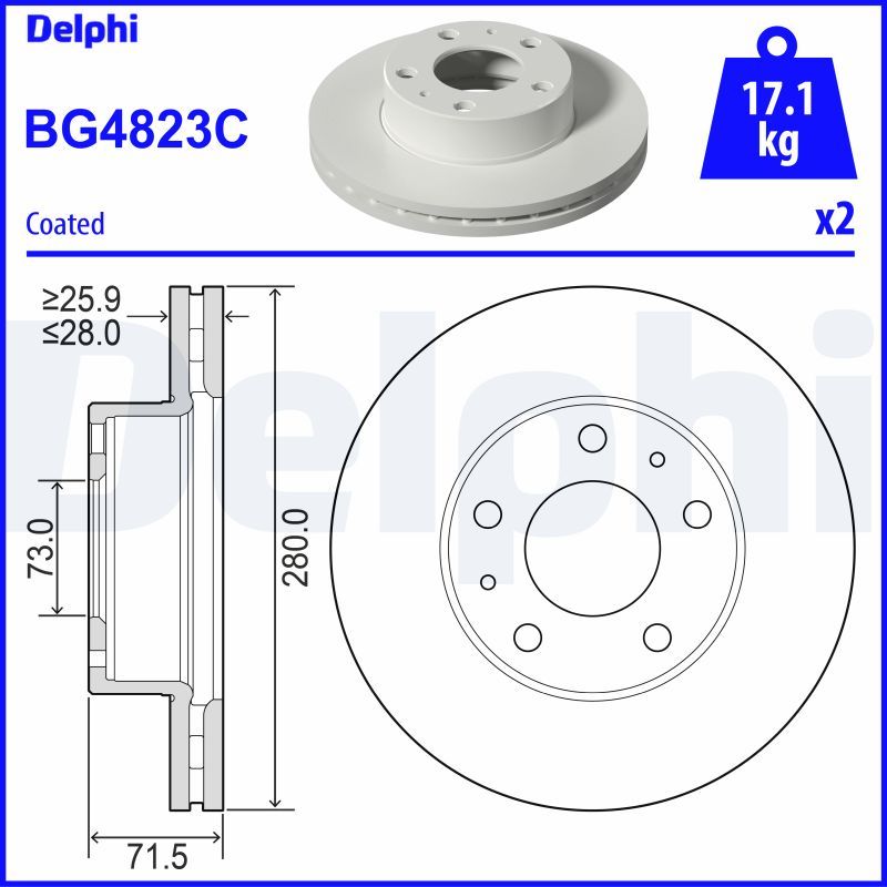 Brake Disc BG4823C