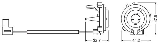 Lampenfassung, Hauptscheinwerfer