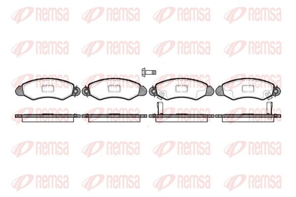 Premium Front Brake Pad Set Premium Front Brake Pad Set
