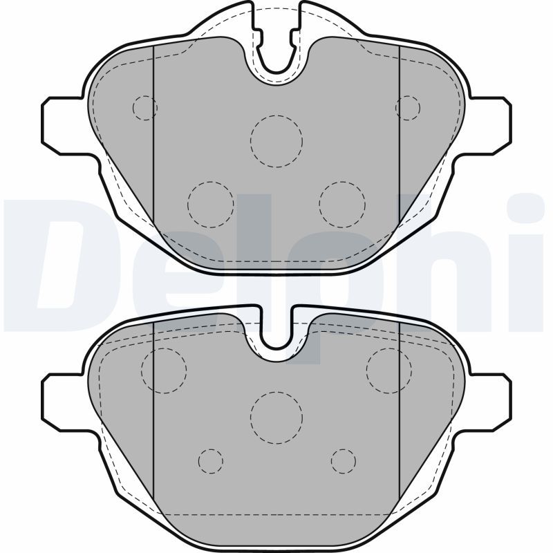 Brake Pad Set, disc brake LP2162