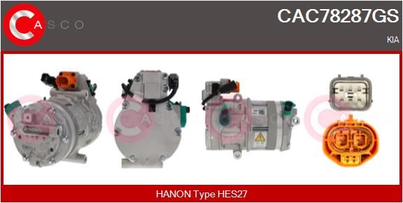CAC78287GS CASCO Genuine kompresszor, klíma