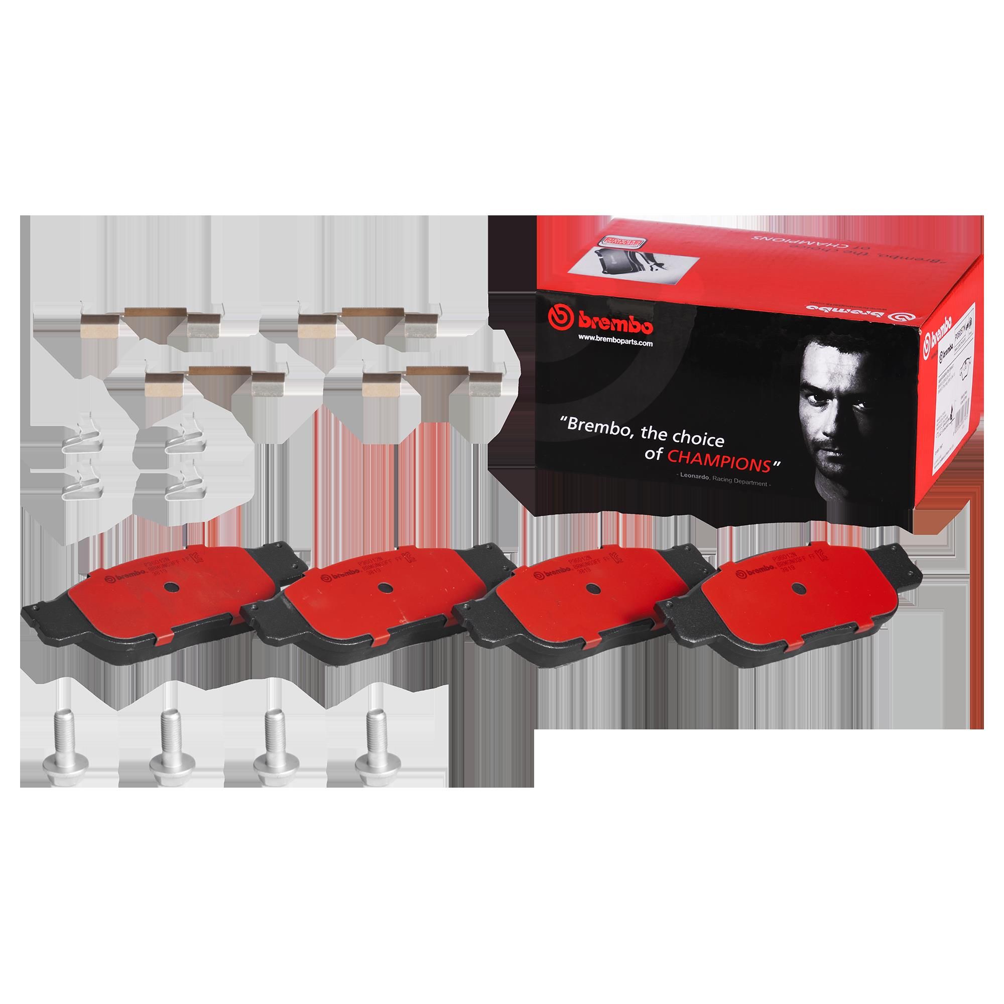 BREMBO DISC PAD -  JAGUAR S TYPE X200 99-02 (FRT) - TecDoc 1