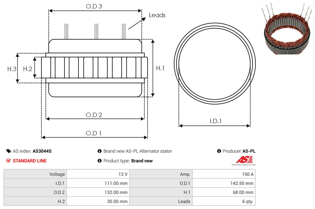 Stator, Generator