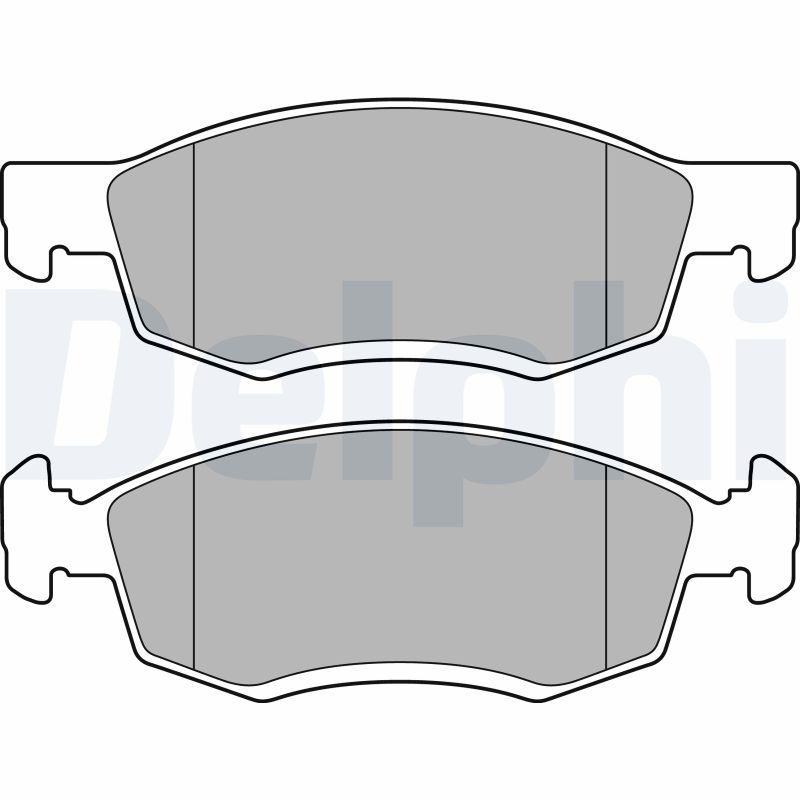 Brake Pad Set, disc brake LP2137