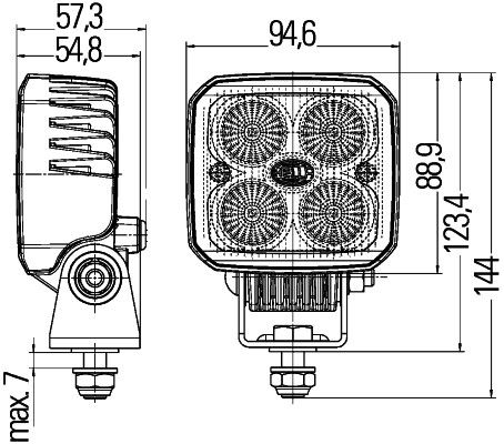 Arbeitsscheinwerfer