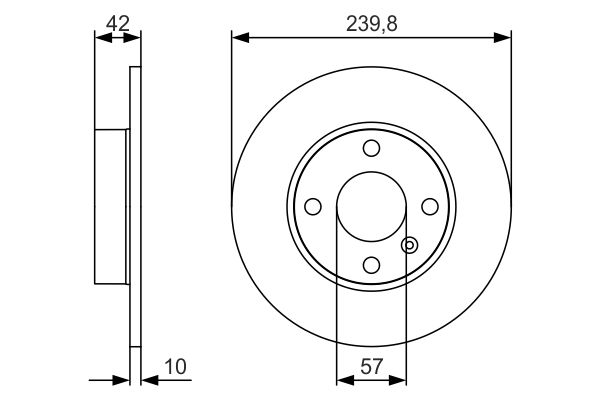 Brake Disc 0 986 479 S52