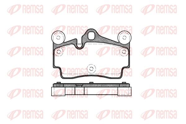 Premium Rear Brake Pad Set Premium Rear Brake Pad Set
