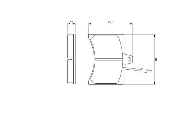 Bremsbelagsatz, Scheibenbremse